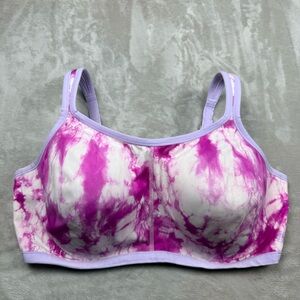 Natori Yogi Contour Convertible Sports Bra 40D Tie Dye High Impact Underwire
